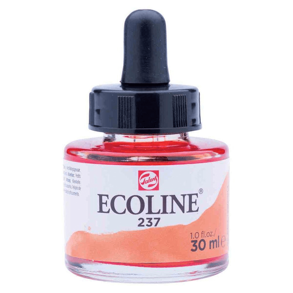Aquarela Líquida Ecoline Talens 30ml 237 Deep Orange
